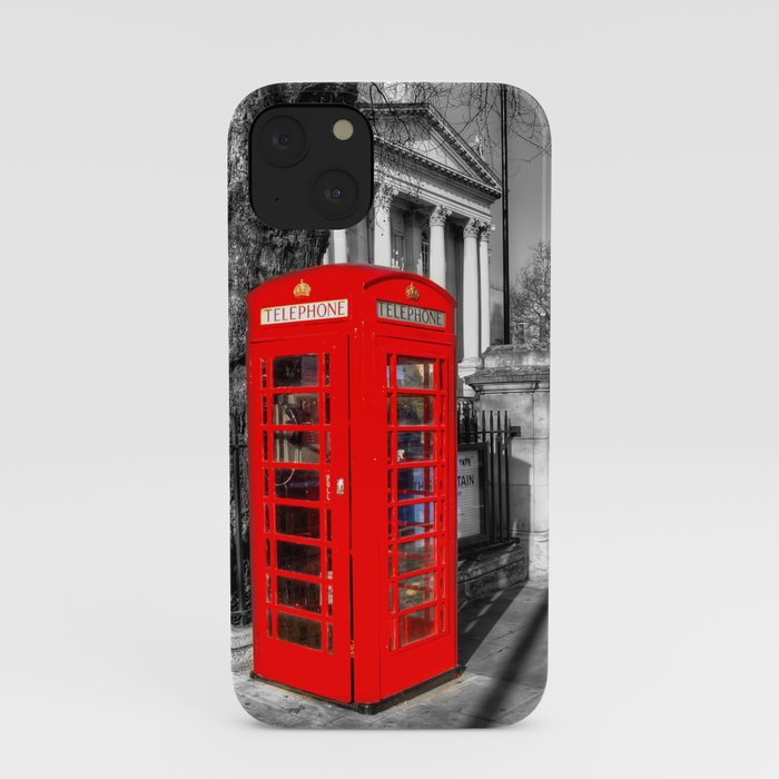 London Red Telephone Box iPhone Case