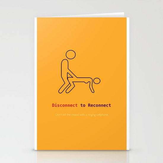Disconnect to Reconnect Stationery Cards