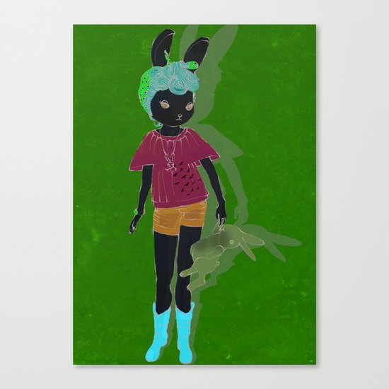me-the bunny Canvas Print