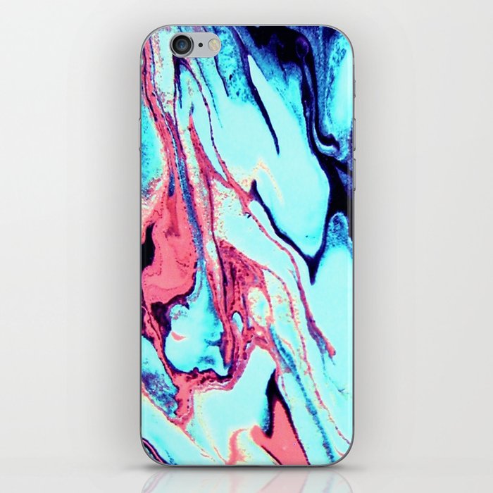 turquoise blue rose marble background phone skins