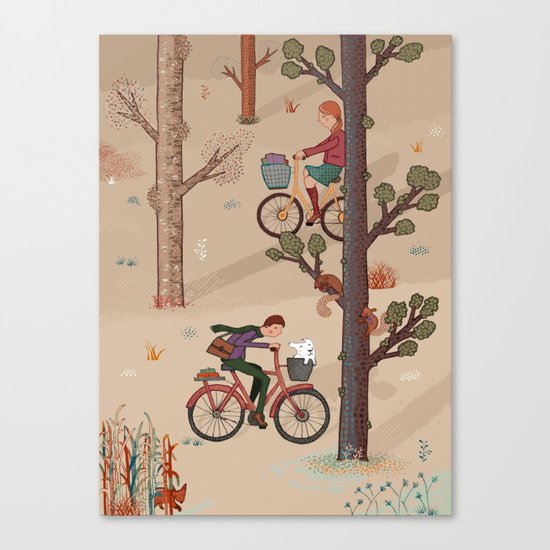 Cross Paths Canvas Print