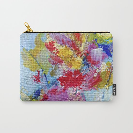 Abstract floral painting 5 Carry-All Pouch