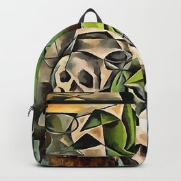 Still life with Skull After Bohumil Kubista Backpack