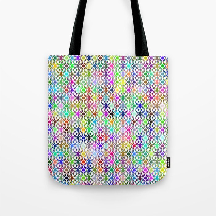 Abstract Prismatic Geometric Background. Tote Bag