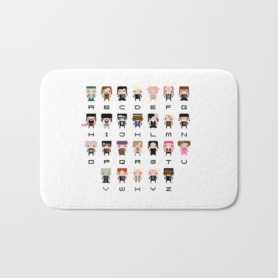 Harry Potter Alphabet Bath Mat
