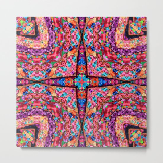 Patchwork Metal Print
