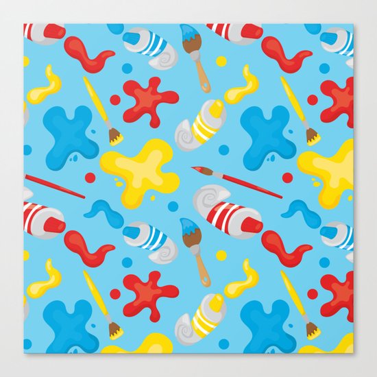 Paint Splatters #2 Canvas Print