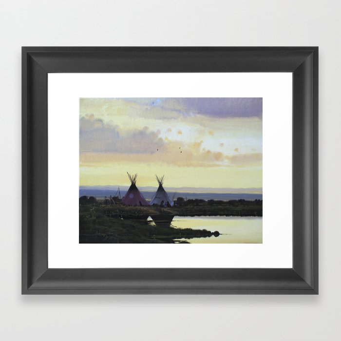 The Salt River Framed Art Print