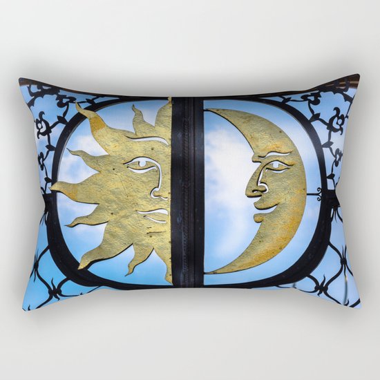 Sun and Moon Rectangular Pillow