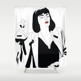 Pulp Fiction Shower Curtains Society6
