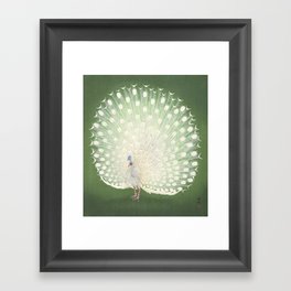 Peacock, Ohara Koson - Japanese Woodcut Framed Art Print