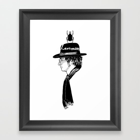 Lennon.John Framed Art Print
