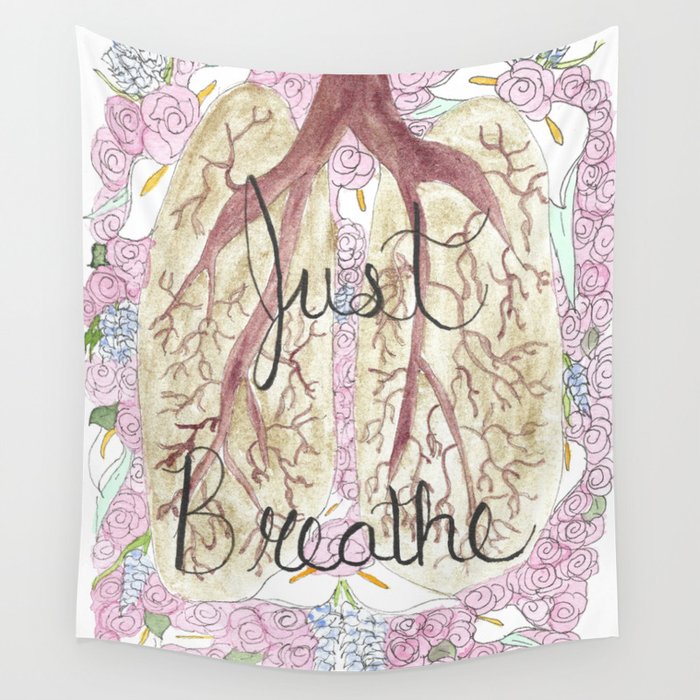 Just Breathe Wall Tapestry