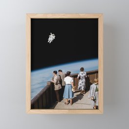 Up in Space Framed Mini Art Print