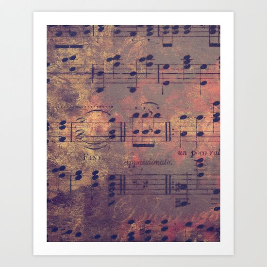 Notes I Keep Art Print