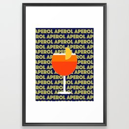Aperol Spritz Framed Art Print