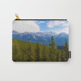 Collin Range as seen from the Palisades in Jasper National Park, Canada Carry-All Pouch | Digital, Nature, Landscape, Photo 