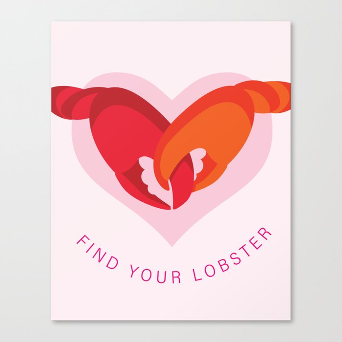 Find Your Lobster - Friends TV Ser Canvas Print