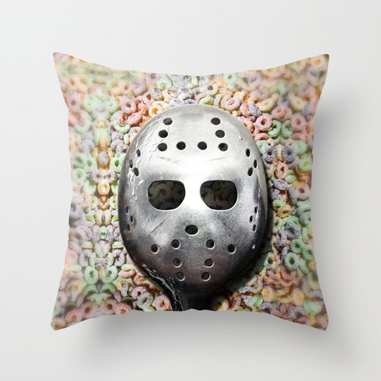 Cereal Killer Throw Pillow