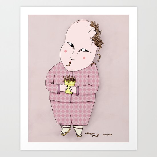 Snack Time Art Print