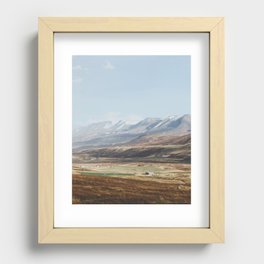 Icelandic Farm Country Recessed Framed Print