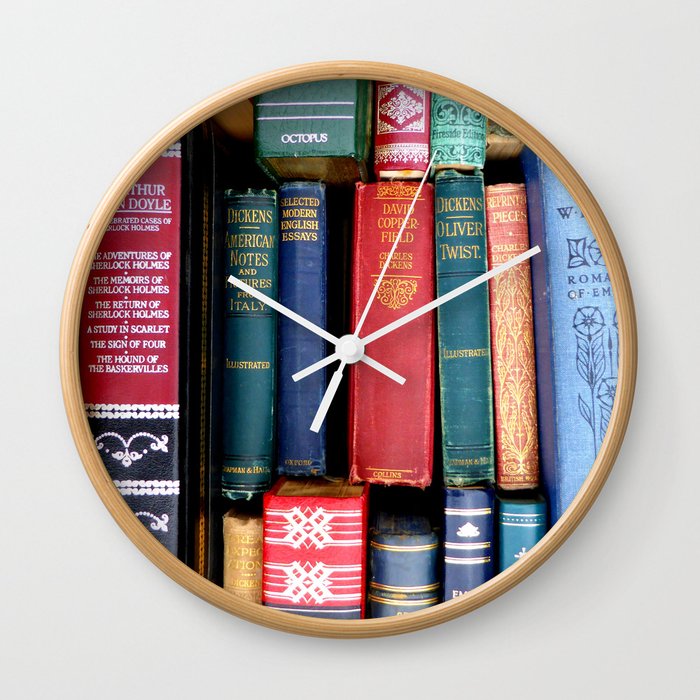 Books Wall Clock