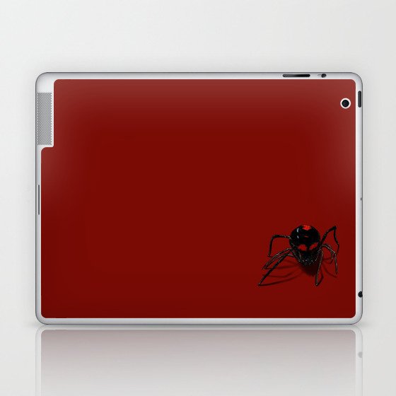 Black Widow Spider Laptop & iPad Skin