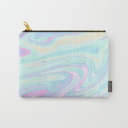 Bubblegum Marble Carry-All Pouch | Swirl, Paintswirl, Multicolor, Marble, Graphicdesign, Pastel, Psychedellic, Abstract, Marbling, Inkswirl 