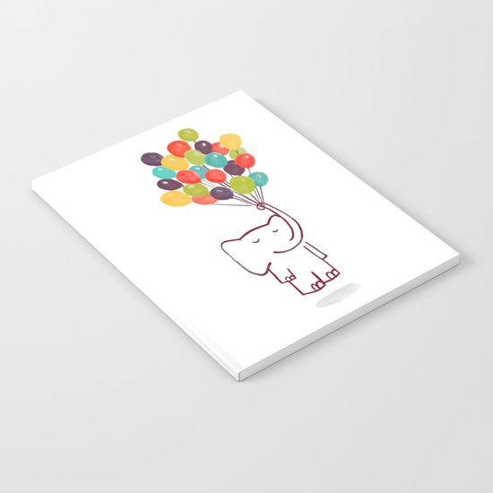 Flying Elephant Notebook