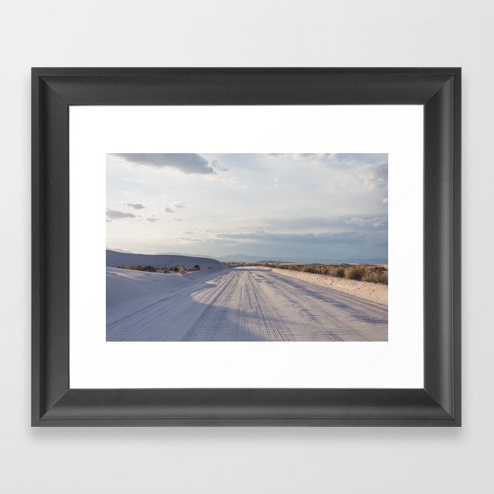 White Sands Drive - Travel Photography Framed Art Print