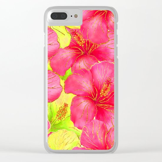 Summer glitter #11 Clear iPhone Case