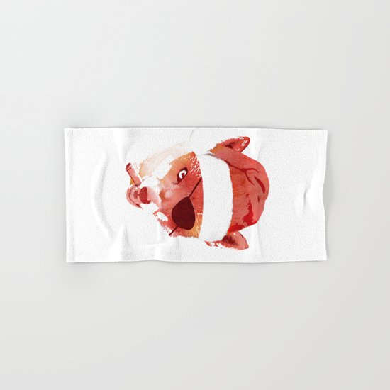 Bad Santa Fox Hand & Bath Towel