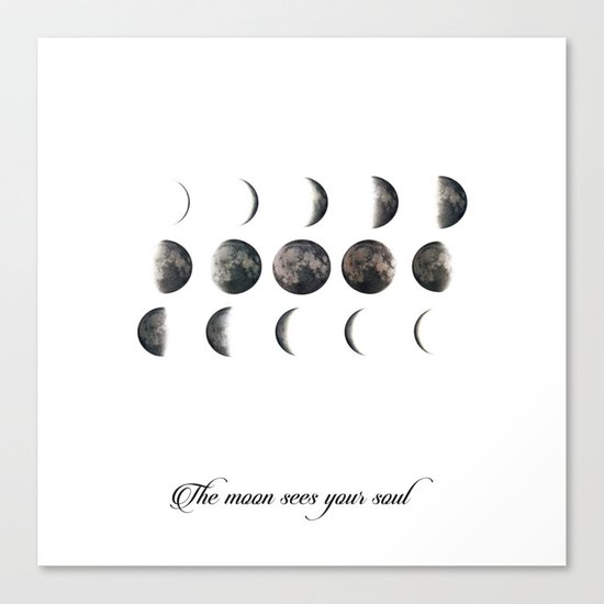 MOON Canvas Print