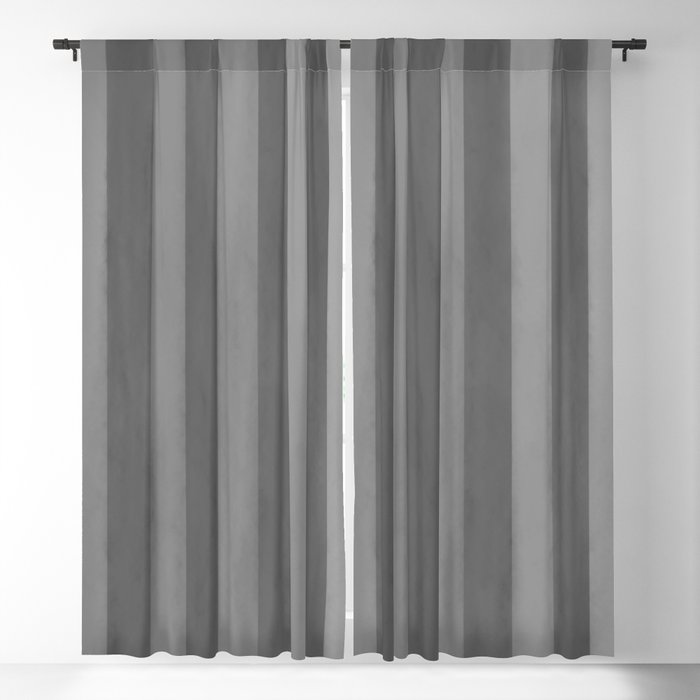 Grey Sky Stripes Blackout Curtain