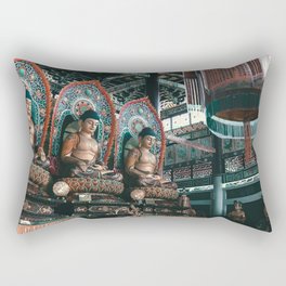 Asian Temple Travel Photography Rectangular Pillow