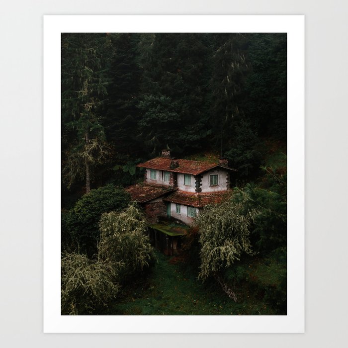 Mysterious Forest House – Landscape Photography Art Print