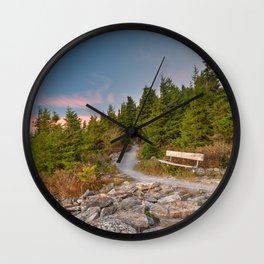 Spruce Knob Twilight Trail Wall Clock