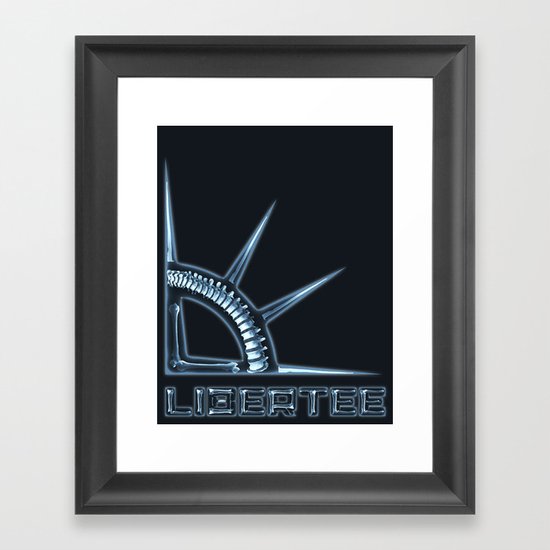 Libertee Framed Art Print