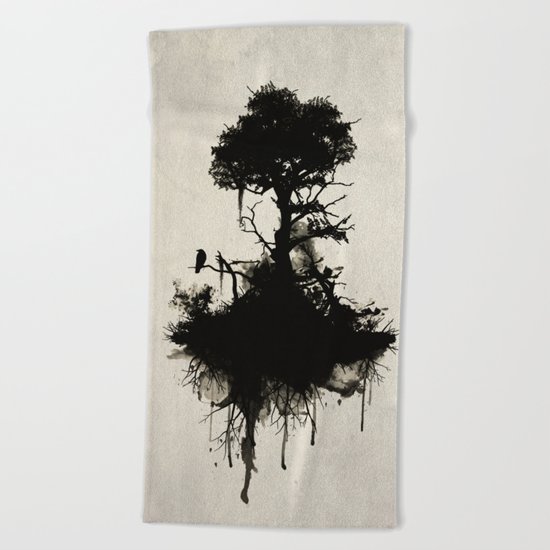 Last Tree Standing Beach Towel