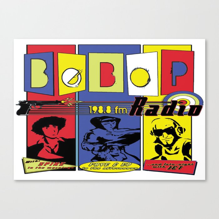 Bebop radio  Canvas Print