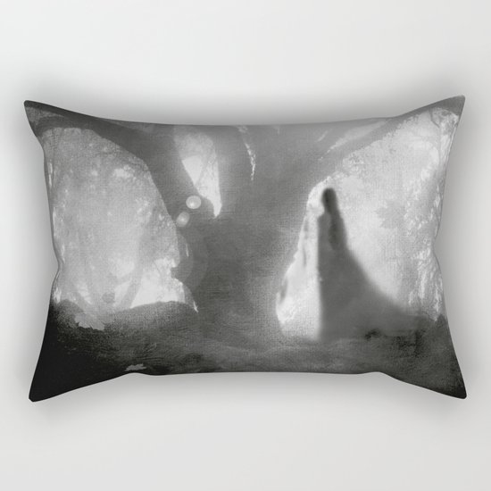 Black and White - Autumn Song Rectangular Pillow