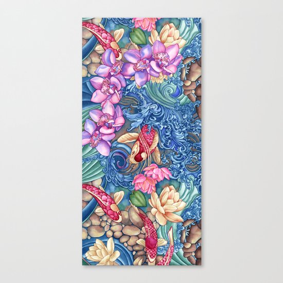 Orchid Splash Canvas Print