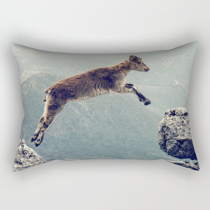 Mountain Goat Rectangular Pillow