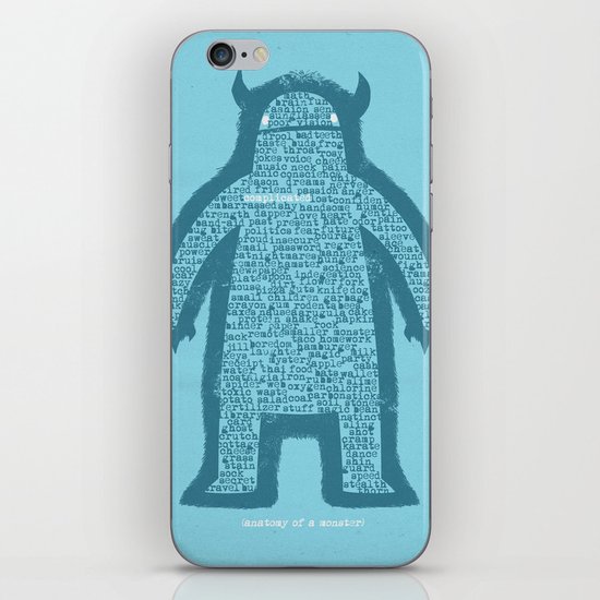 Anatomy of a Monster iPhone & iPod Skin
