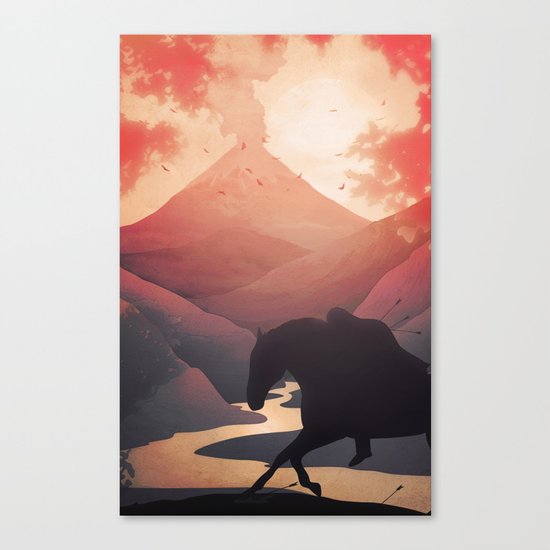 Last Farewell Ride Canvas Print