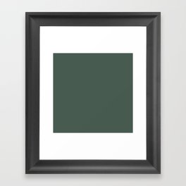 Forest Green Framed Art Print