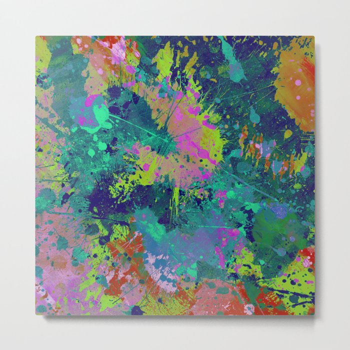 Messy Art I Abstract Paint Splatter Painting Random Chaotic