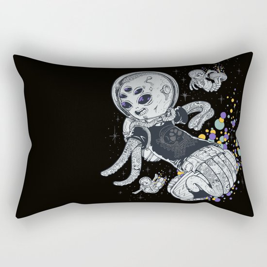 SKATE INVADERS Rectangular Pillow