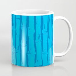 blue toon under the sea bamboo  Coffee Mug