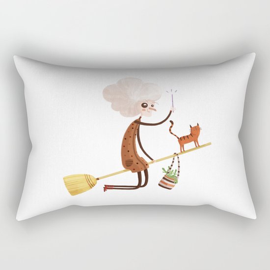 A WITCH Rectangular Pillow